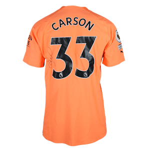 Scott Carson Manchester City shirt