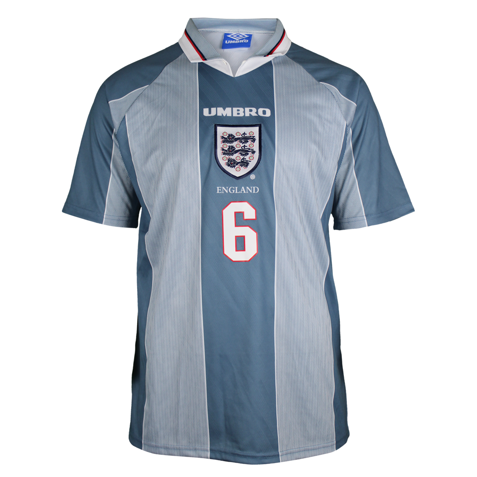 Signed England Euro '96 Away Shirt | Gareth Southgate 