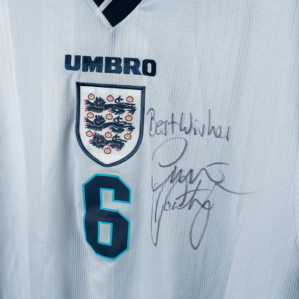 Signed England Euro '96 Home Shirt | Gareth Southgate
