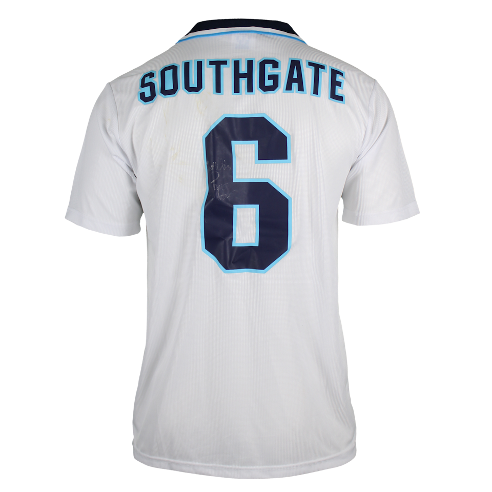 Signed England Euro '96 Home Shirt | Gareth Southgate