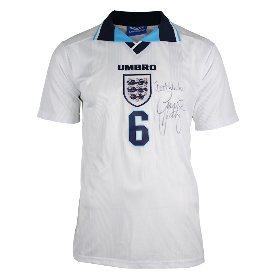 Signed England Euro '96 Home Shirt | Gareth Southgate