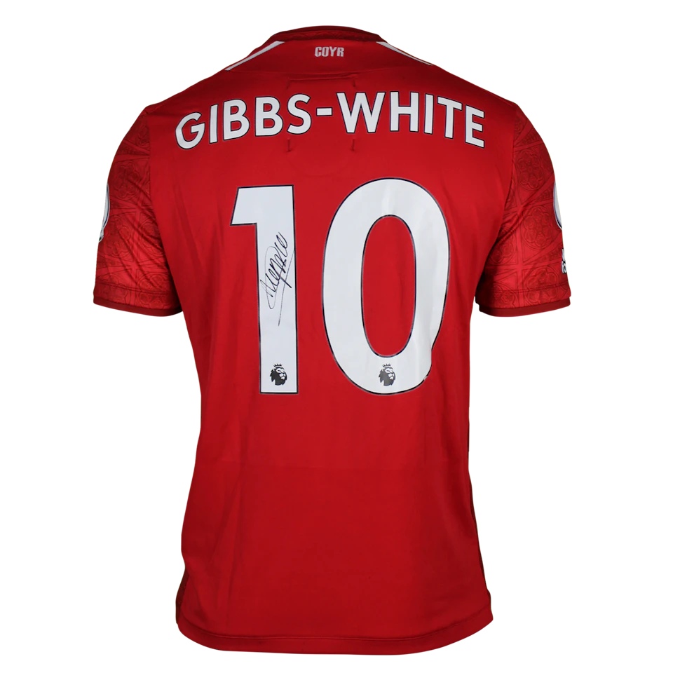 Morgan Gibbs-White Nottingham Forest jersey