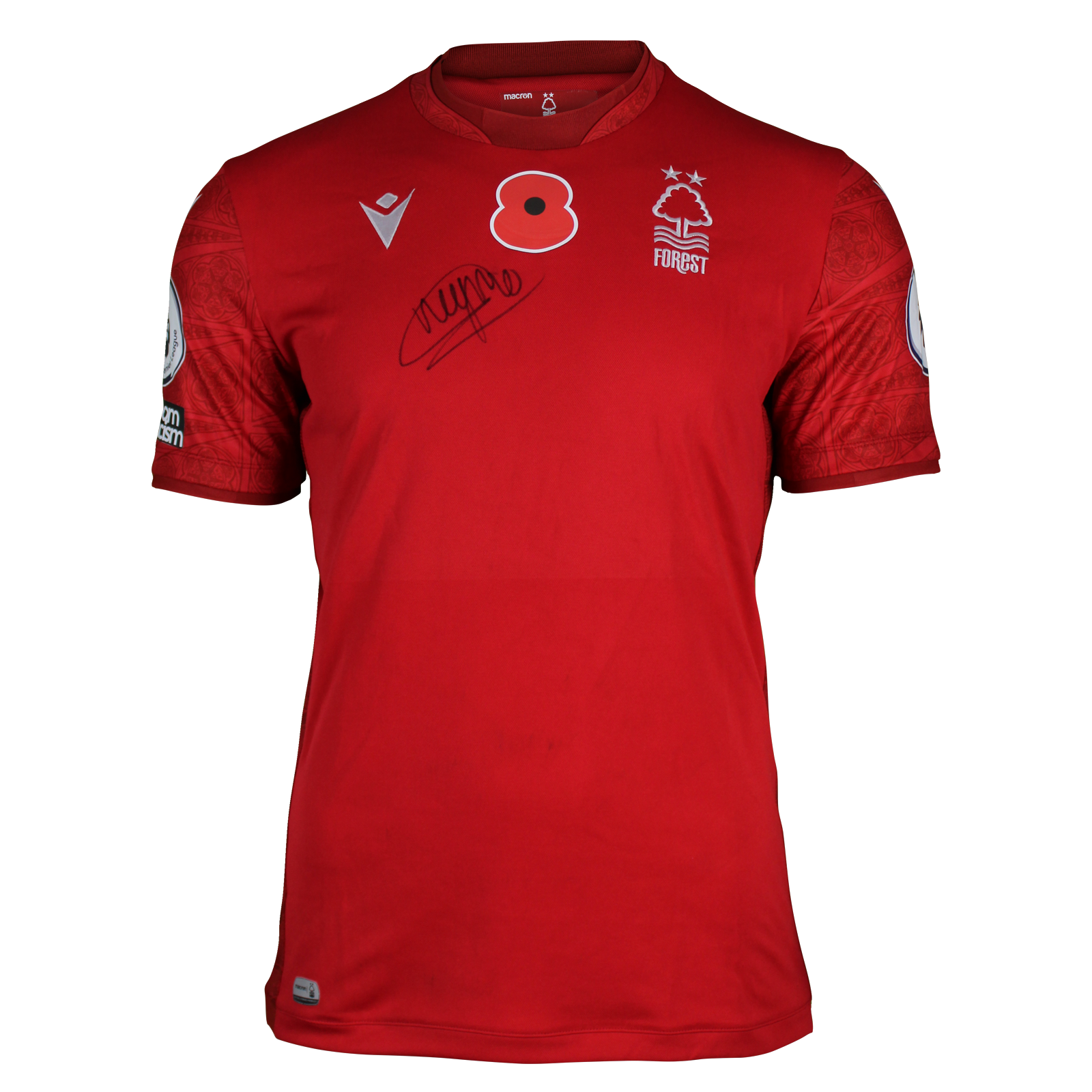 ノッティンガム・フォレスト シャツ GIBBS-WHITE 10 2023-24 Nottingham Forest Match Issue Away Shirt Gibbs-White #10