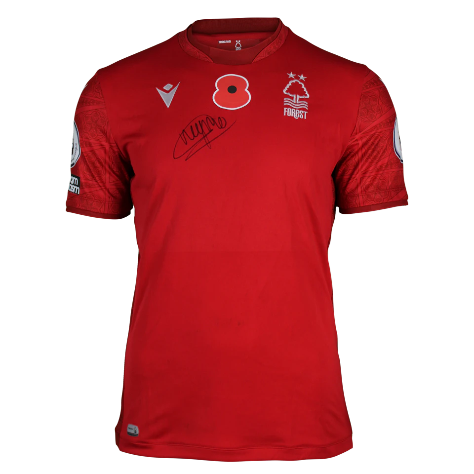 Morgan Gibbs-White Nottingham Forest jersey