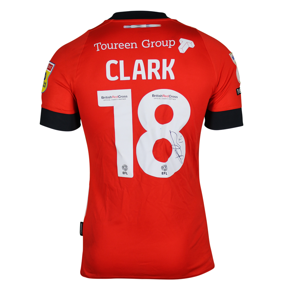 Jordan Clark Luton Town jersey