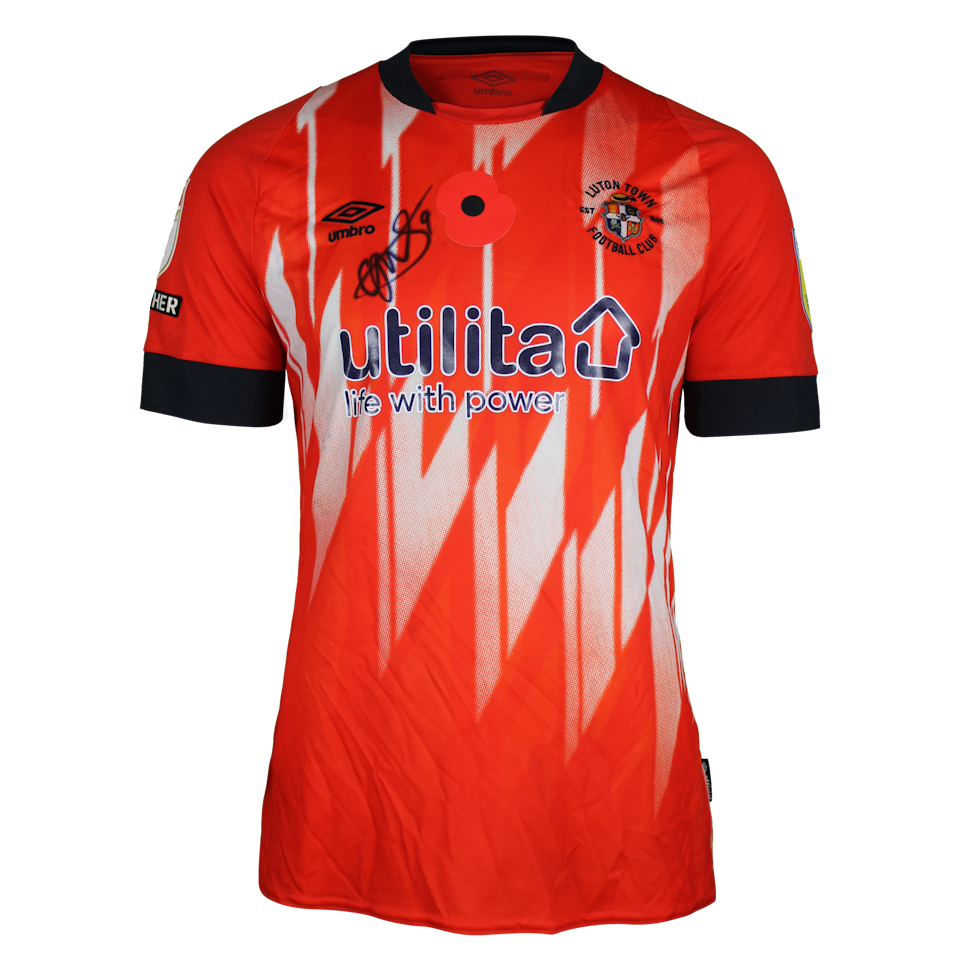 Luton Town 팀의 Carlton Morris 셔츠