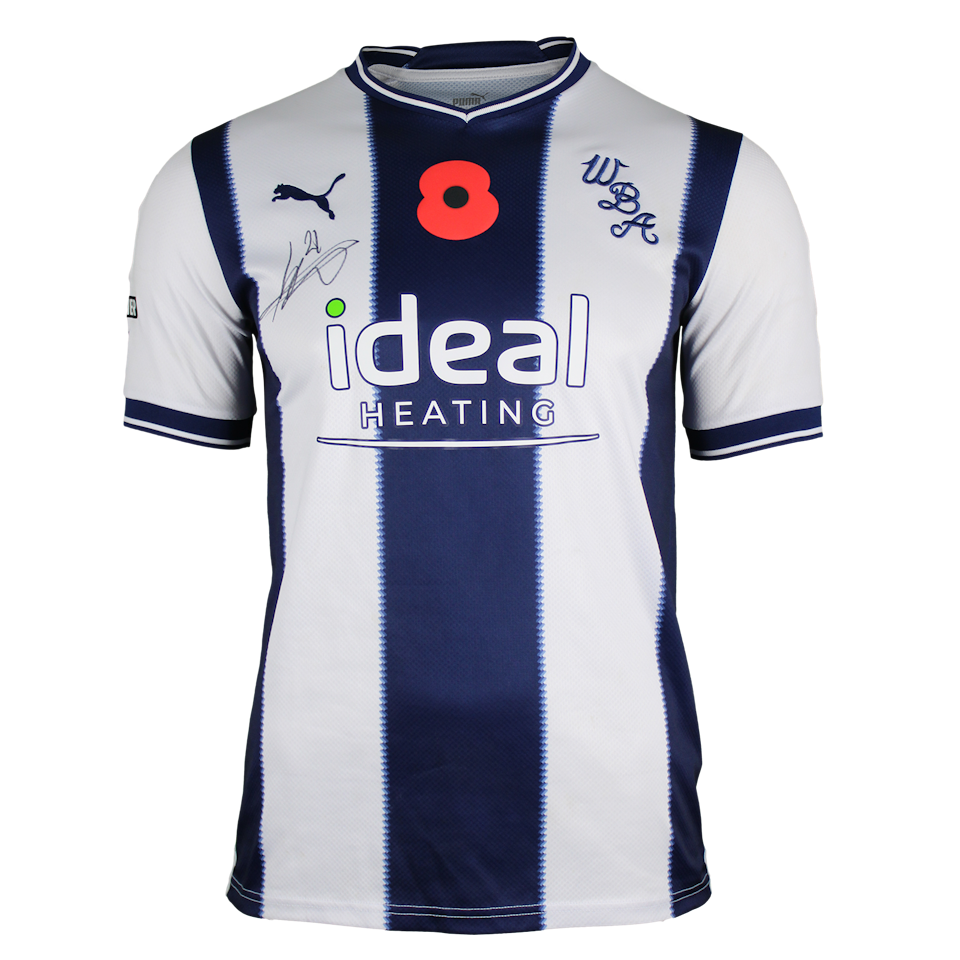 Brandon Thomas-Asante West Bromwich Albion shirt