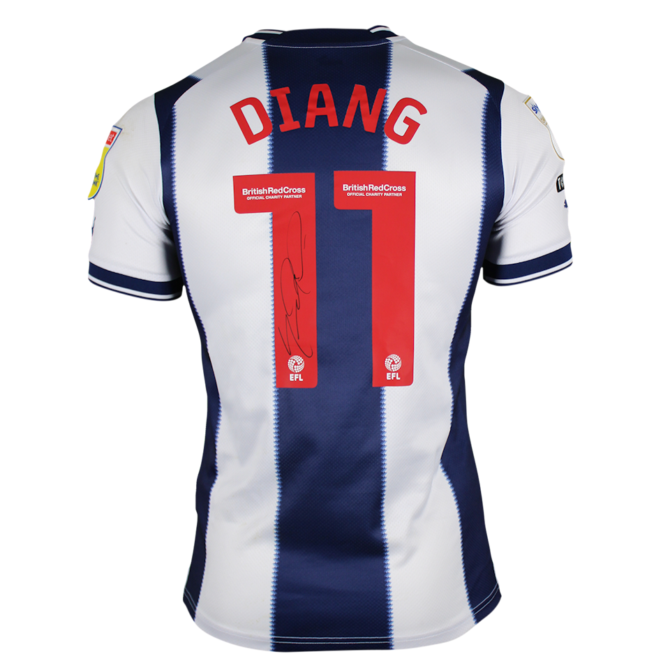 Grady Diangana West Bromwich Albion camisa.