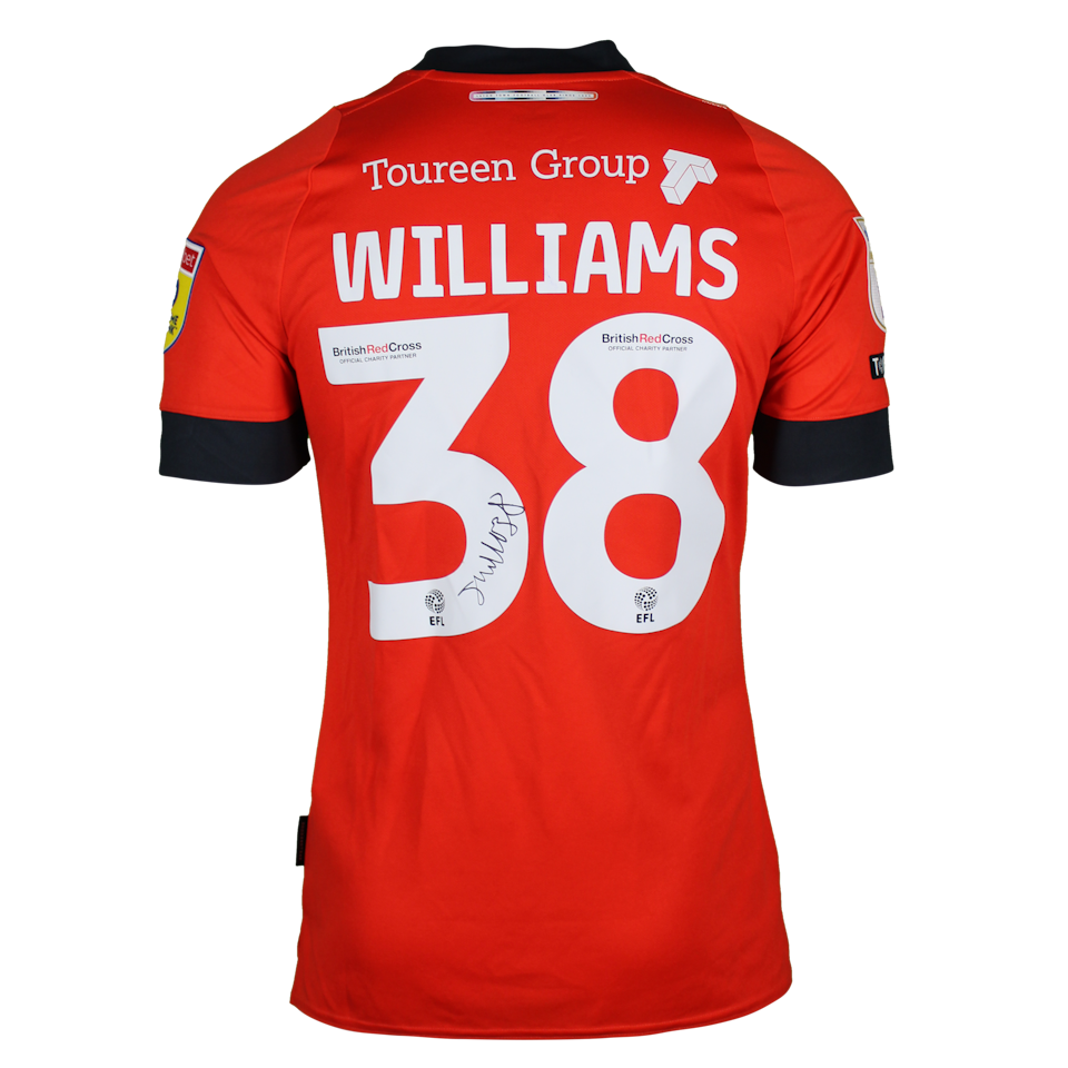Joshua Williams Luton Town shirt