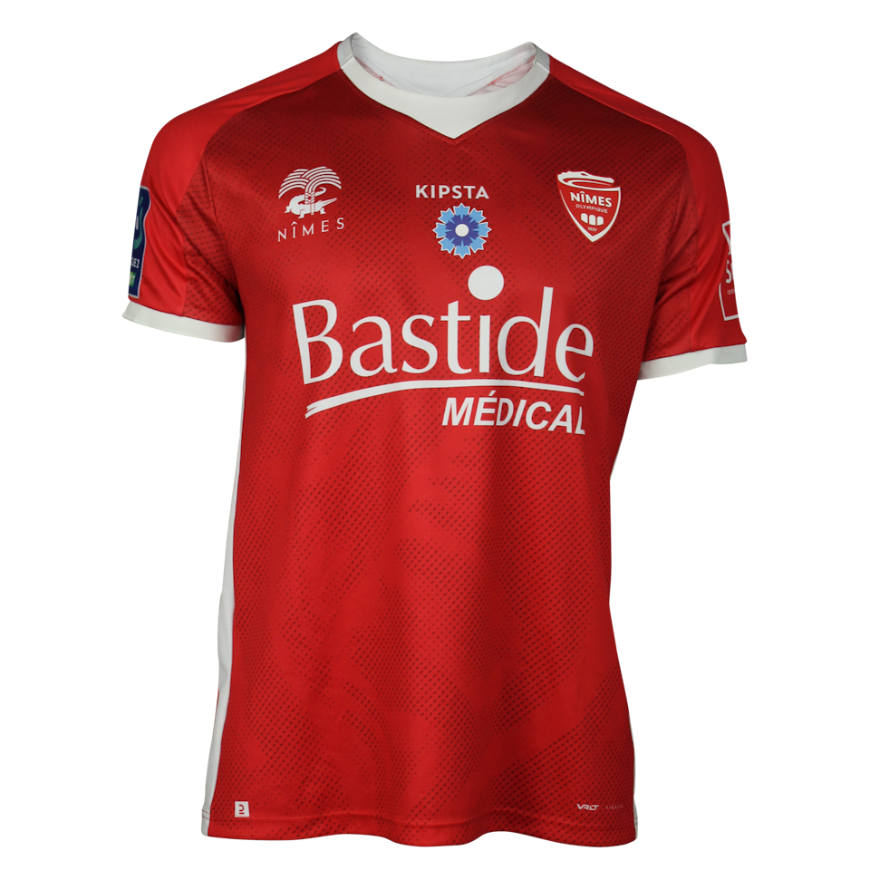 Maillot de Malik Tchokounte (Nîmes Olympique)