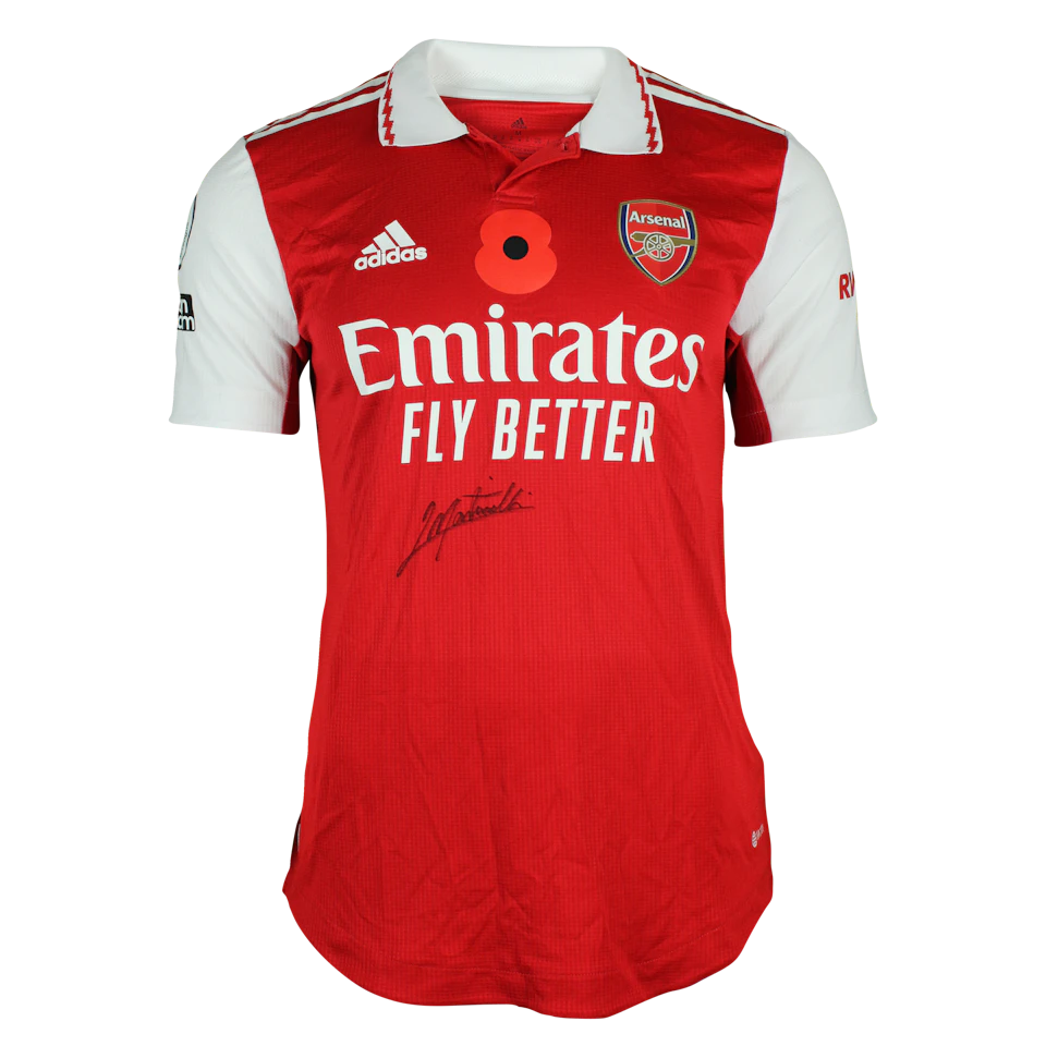 Gabriel Martinelli Arsenal camisa.