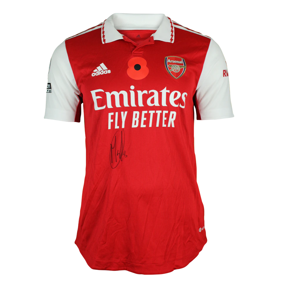 Arsenal 팀의 Martin Ødegaard 셔츠