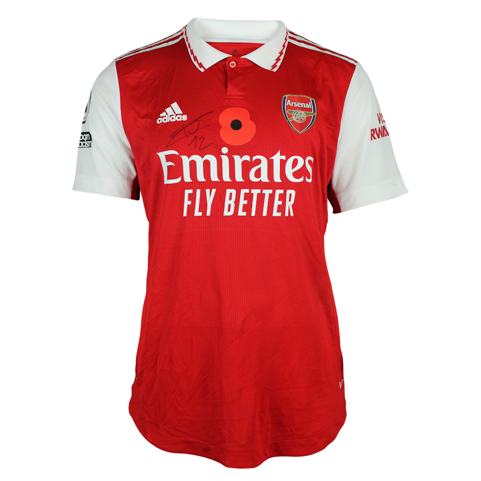 William Saliba Arsenal shirt