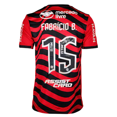 Fabrício Bruno Soares de Faria Flamengo camisa.