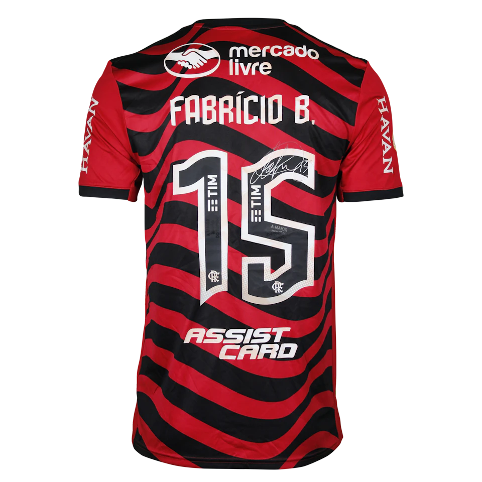 Fabrício Bruno Soares de Faria Flamengo camisa.