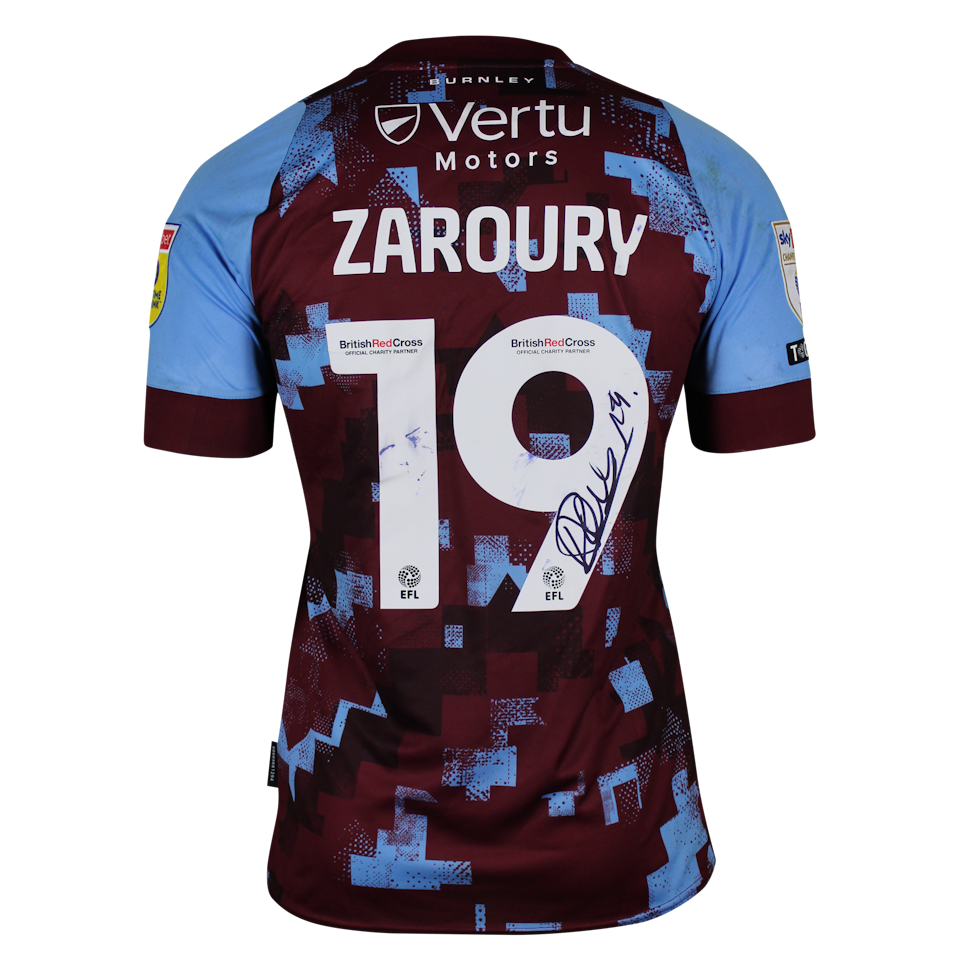 Anass Zaroury Burnley shirt