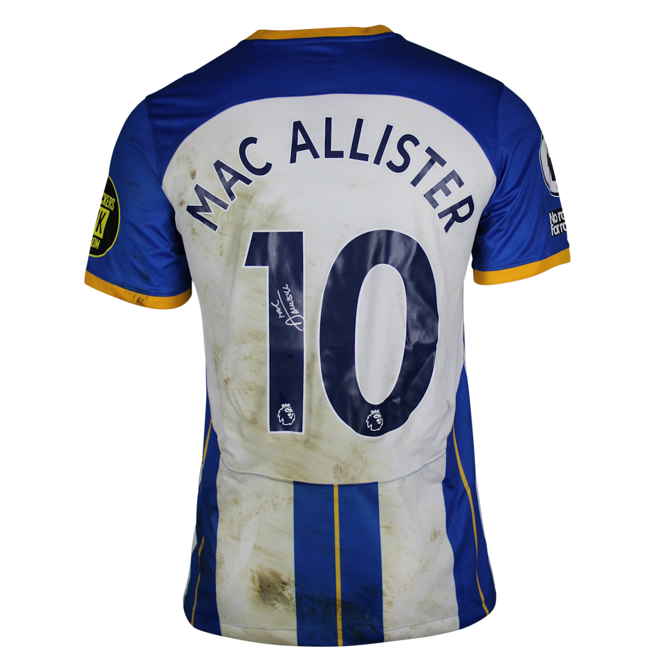 Alexis Mac Allister Brighton & Hove Albion shirt