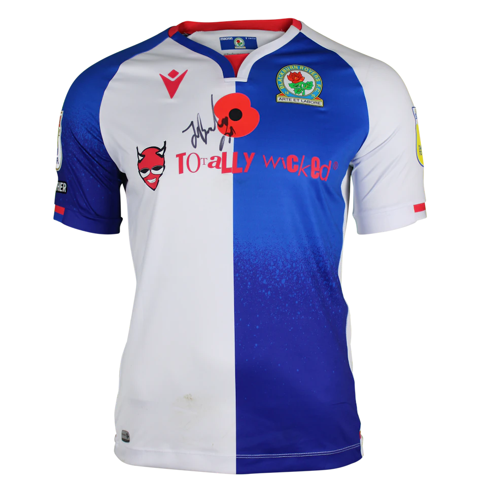 Shirt van John Buckley Blackburn Rovers