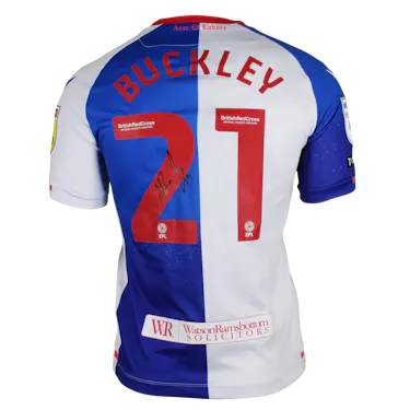 Shirt van John Buckley Blackburn Rovers