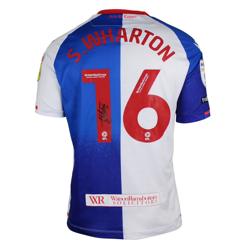 Scott Wharton Blackburn Rovers shirt
