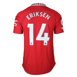 Christian Dannemann Eriksen Manchester United camisa.
