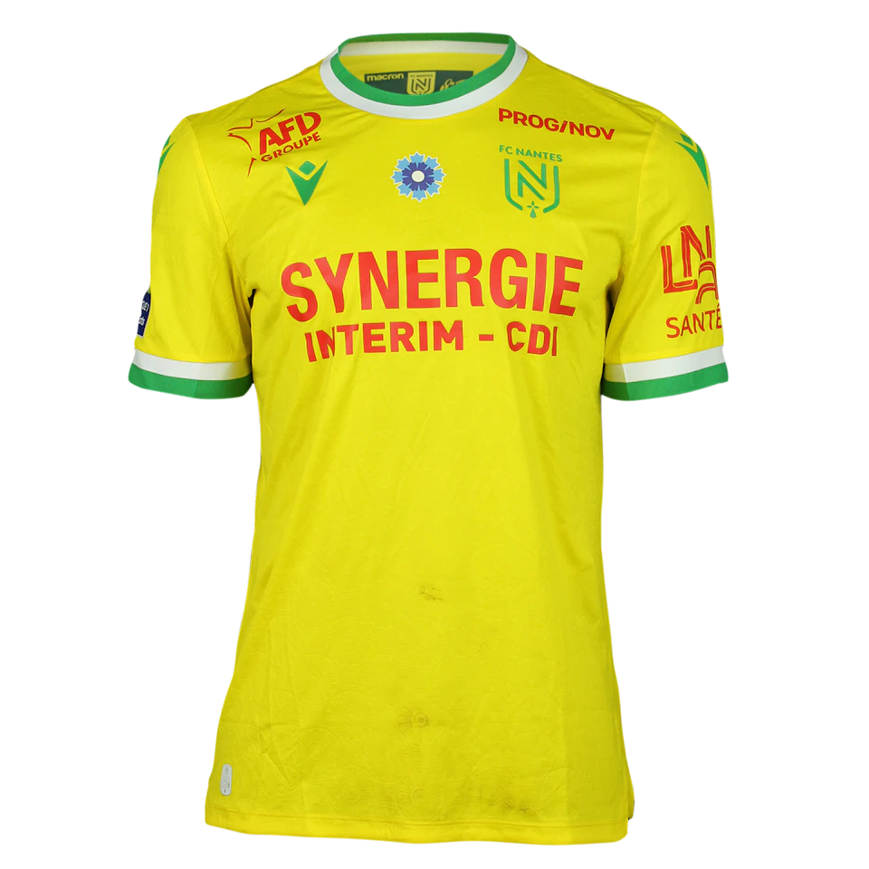 来自FC Nantes的Evann Guessand球衣