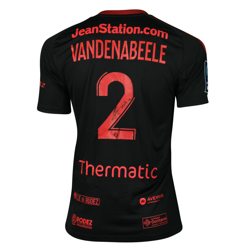 Maillot de Eric Vandenabeele (Rodez Aveyron Football)