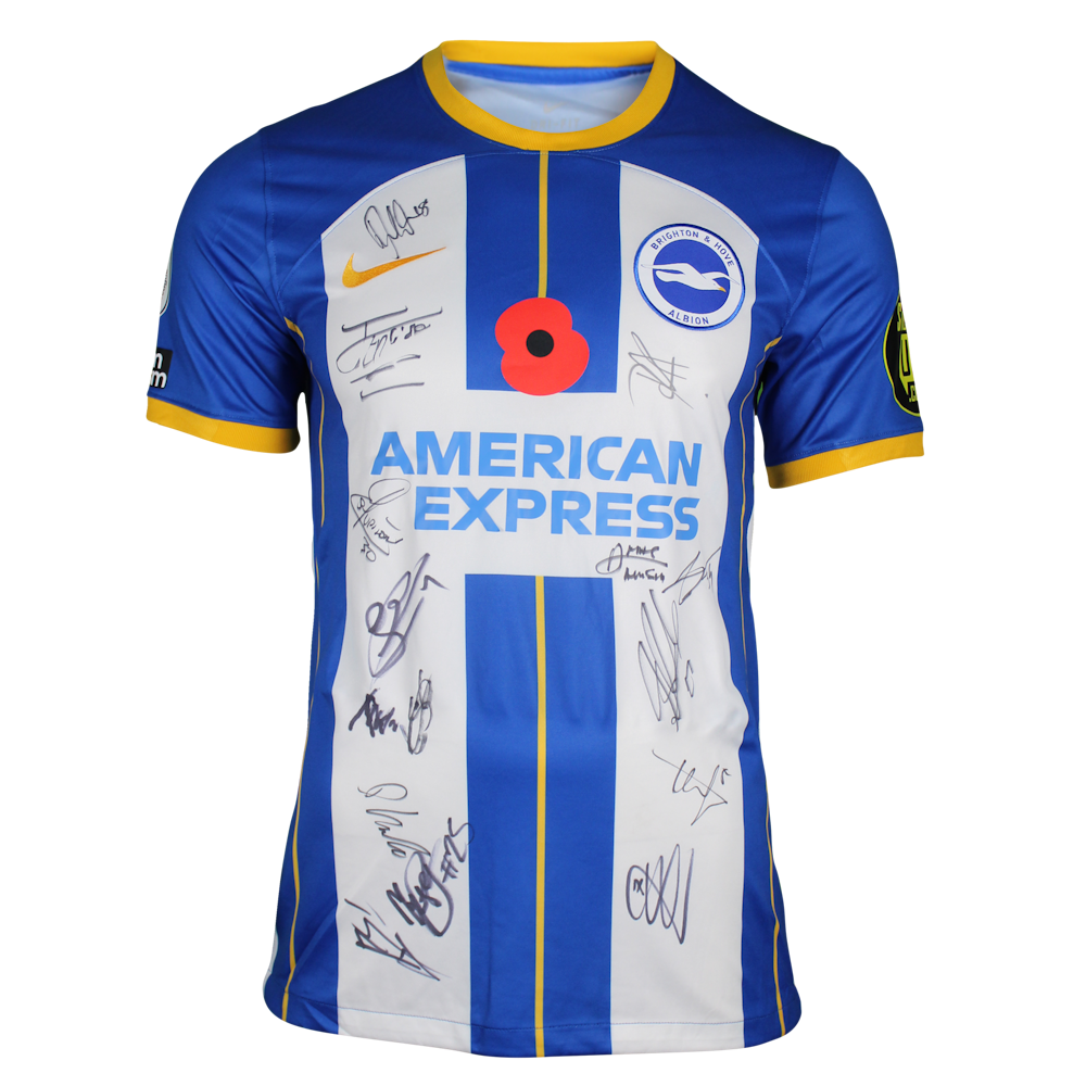 Brighton & Hove Albion | Squad Signed Shirt | MatchWornShirt