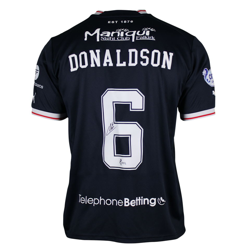 Coll Donaldson Falkirk shirt