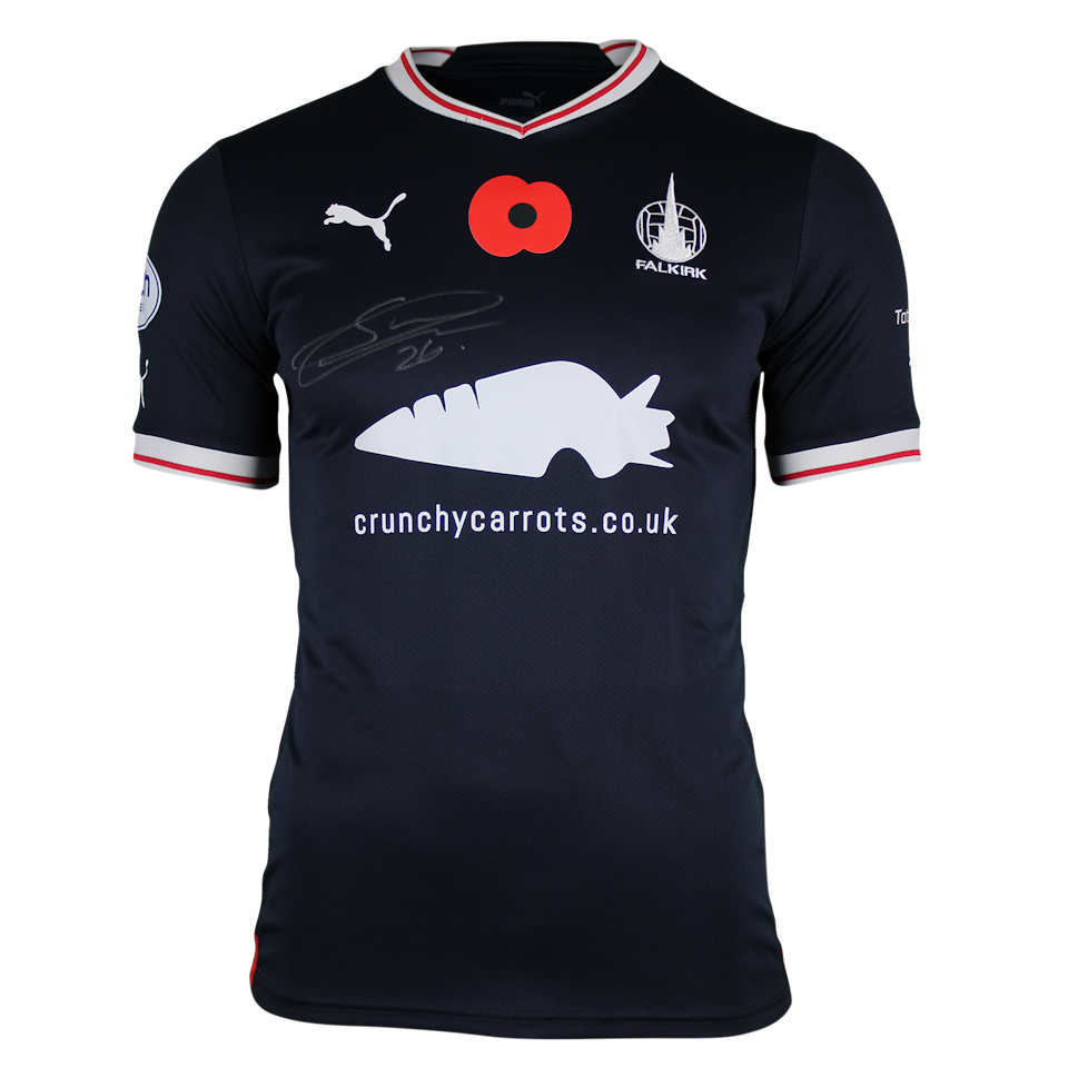Sean Mackie Falkirk shirt