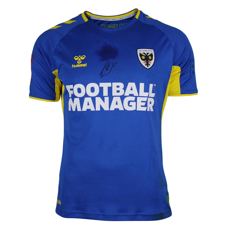 Ethan Chislett AFC Wimbledon jersey