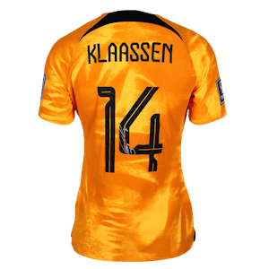 Davy Klaassen Netherlands jersey