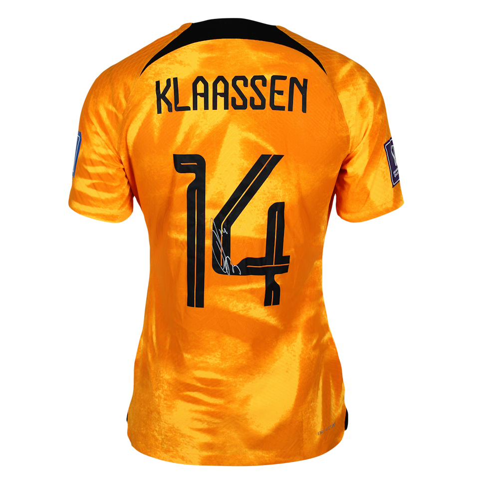 Davy Klaassen Netherlands jersey