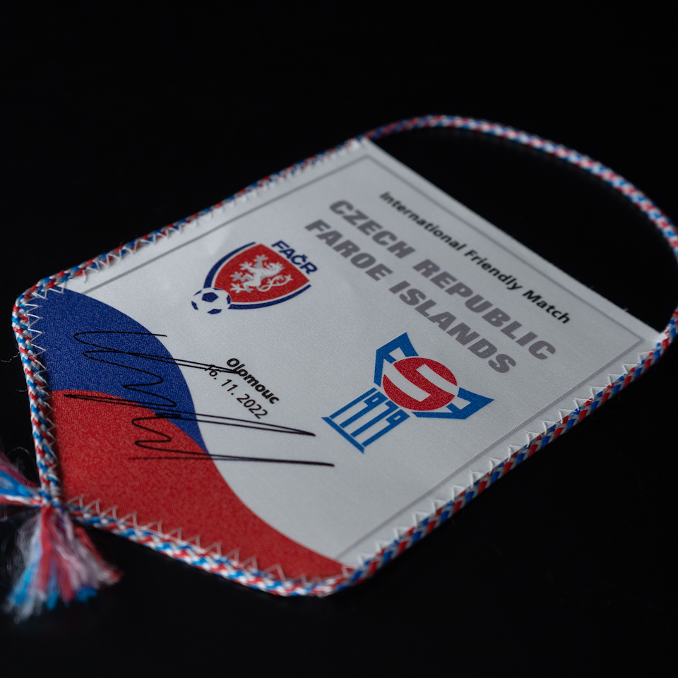 Signed Match Pennant