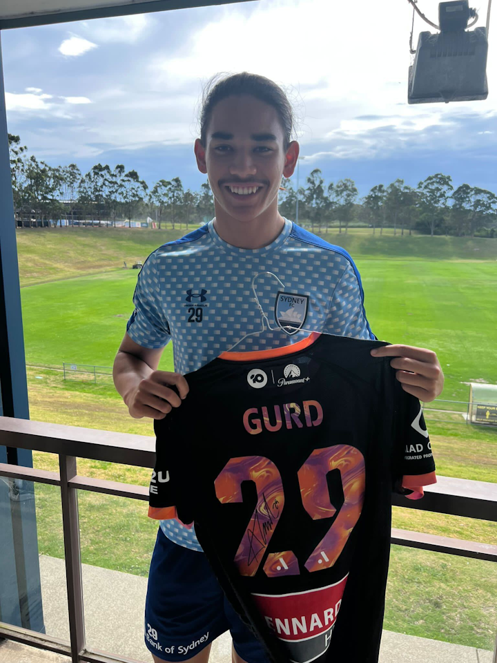 Aaron Gurd Sydney FC jersey