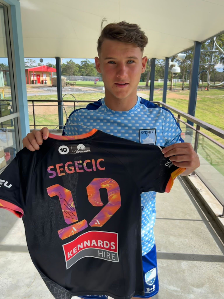A. Segecic Sydney FC shirt