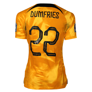 Denzel Dumfries Netherlands shirt