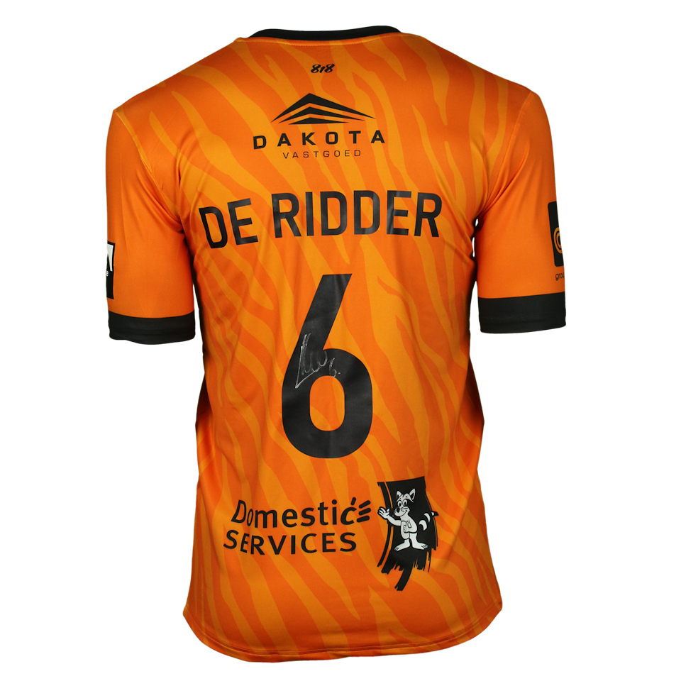 Steve De Ridder KMSK Deinze camisa.