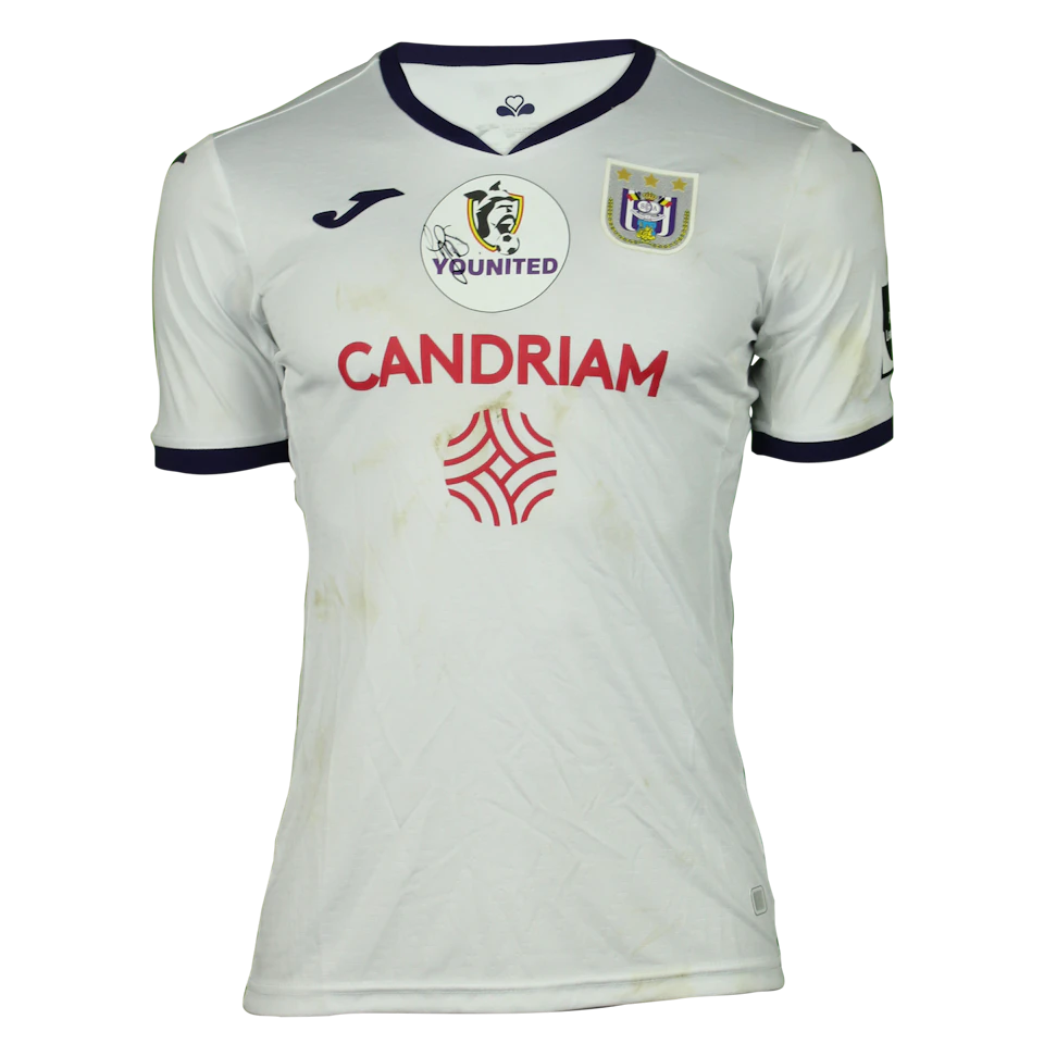 来自RSC Anderlecht的Mario Stroeykens球衣