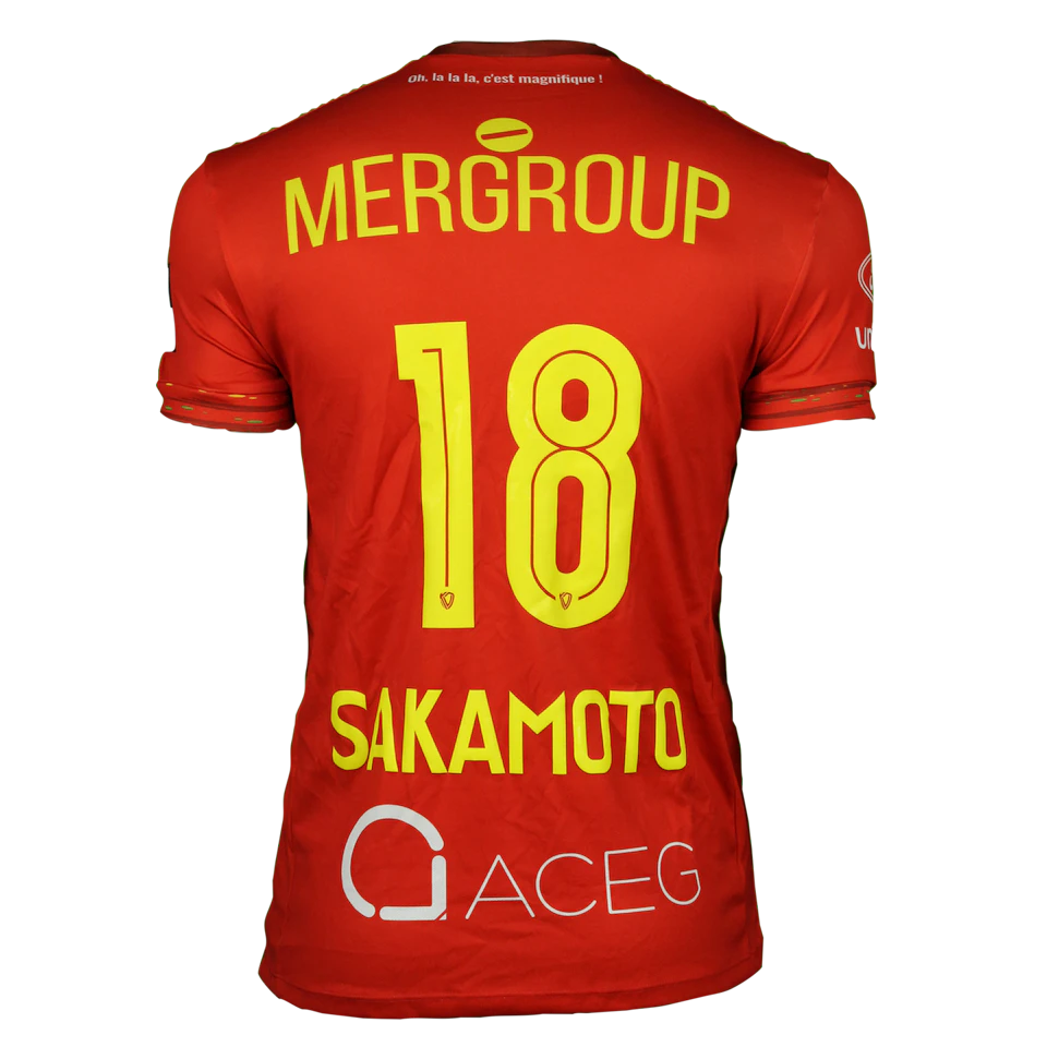 Tatsuhiro Sakamoto 坂元達裕 KV Oostende camisa.