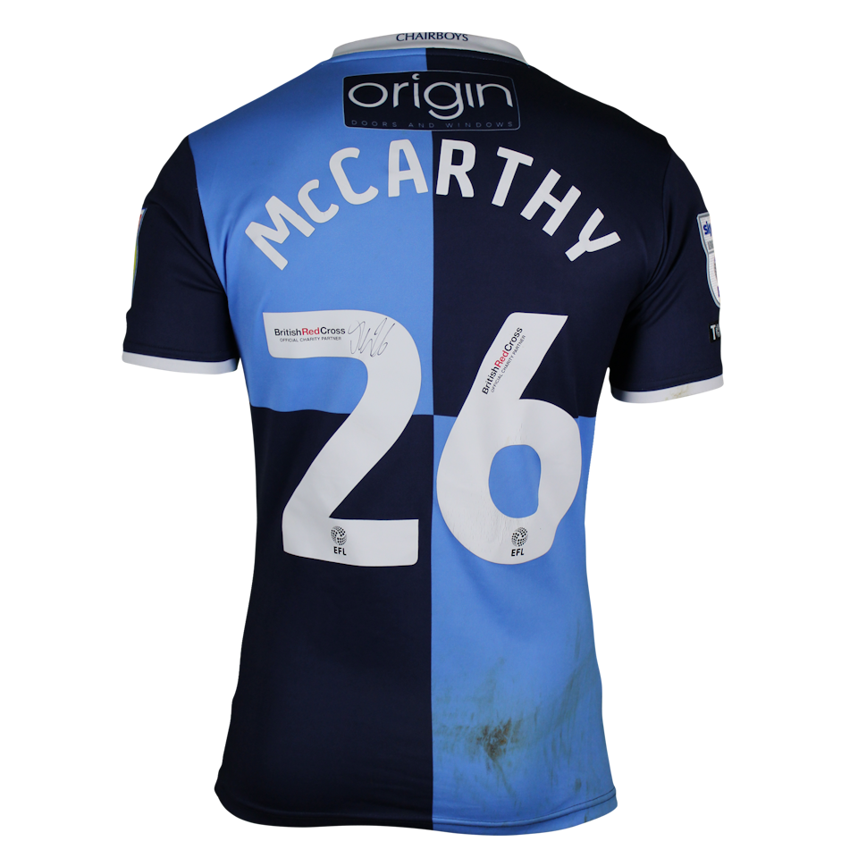 Jason McCarthy Wycombe Wanderers shirt
