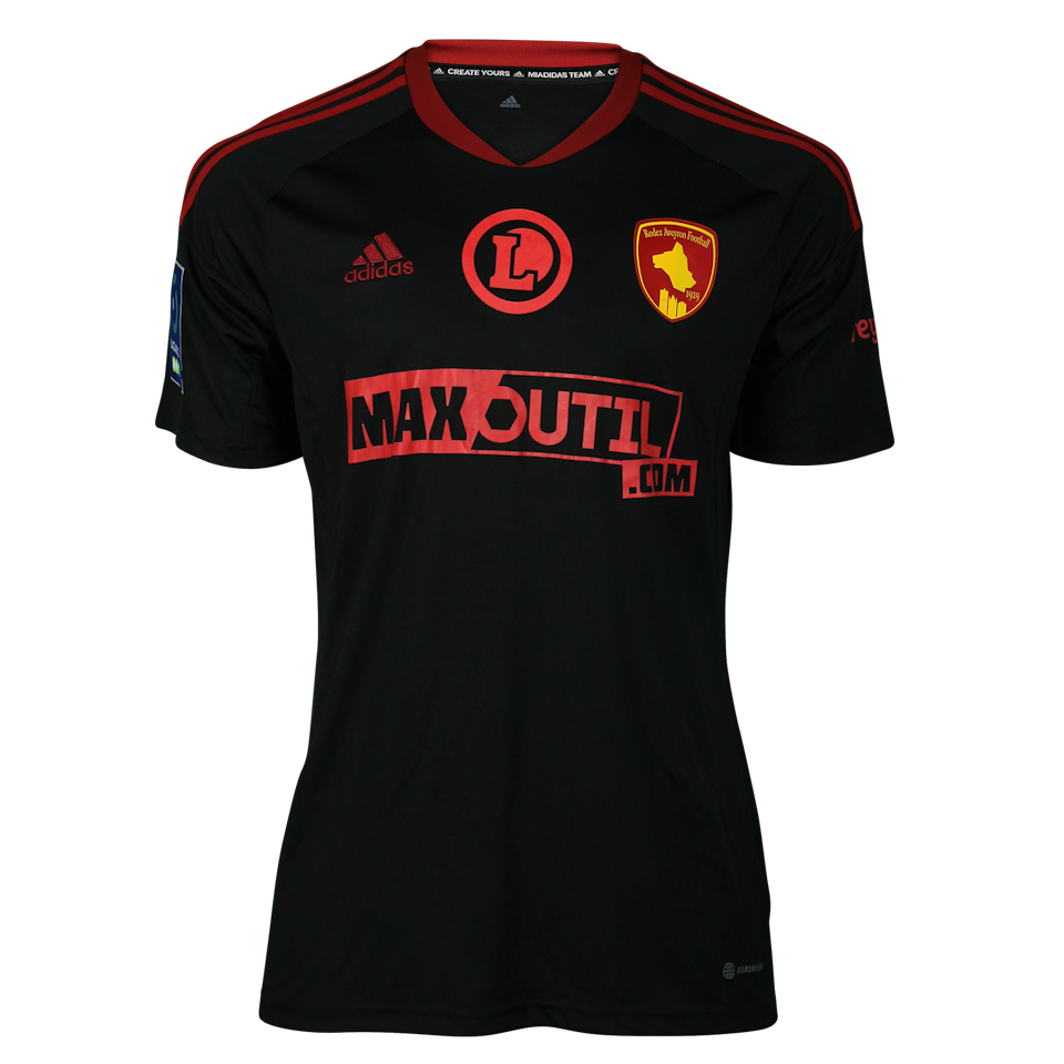Rodez Aveyron Football 팀의 Serge Philippe Raux Yao 셔츠