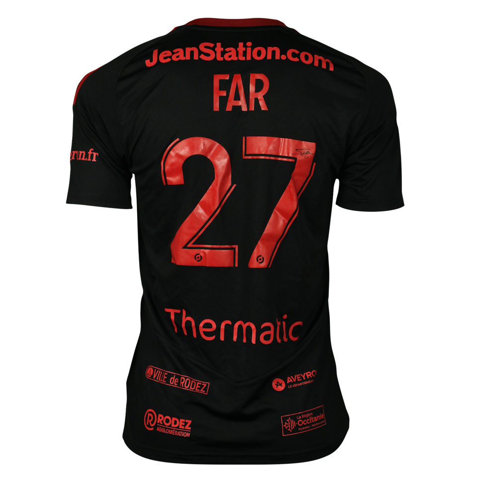 Hatim Far Rodez Aveyron Football shirt