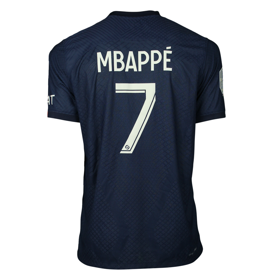 Kylian Mbappé  Paris Saint-Germain shirt