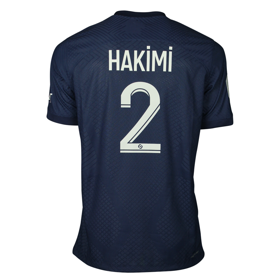Achraf Hakimi Mouh Paris Saint-Germain shirt