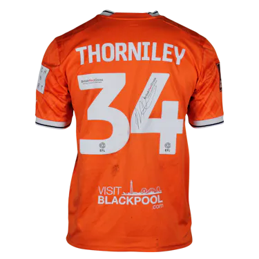 Camisola de Jordan Thorniley, Blackpool