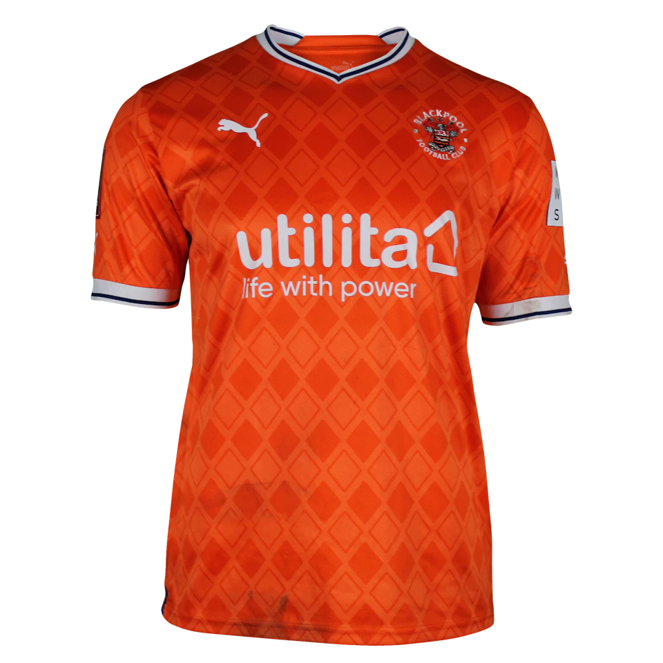 Camisola de Jordan Thorniley, Blackpool
