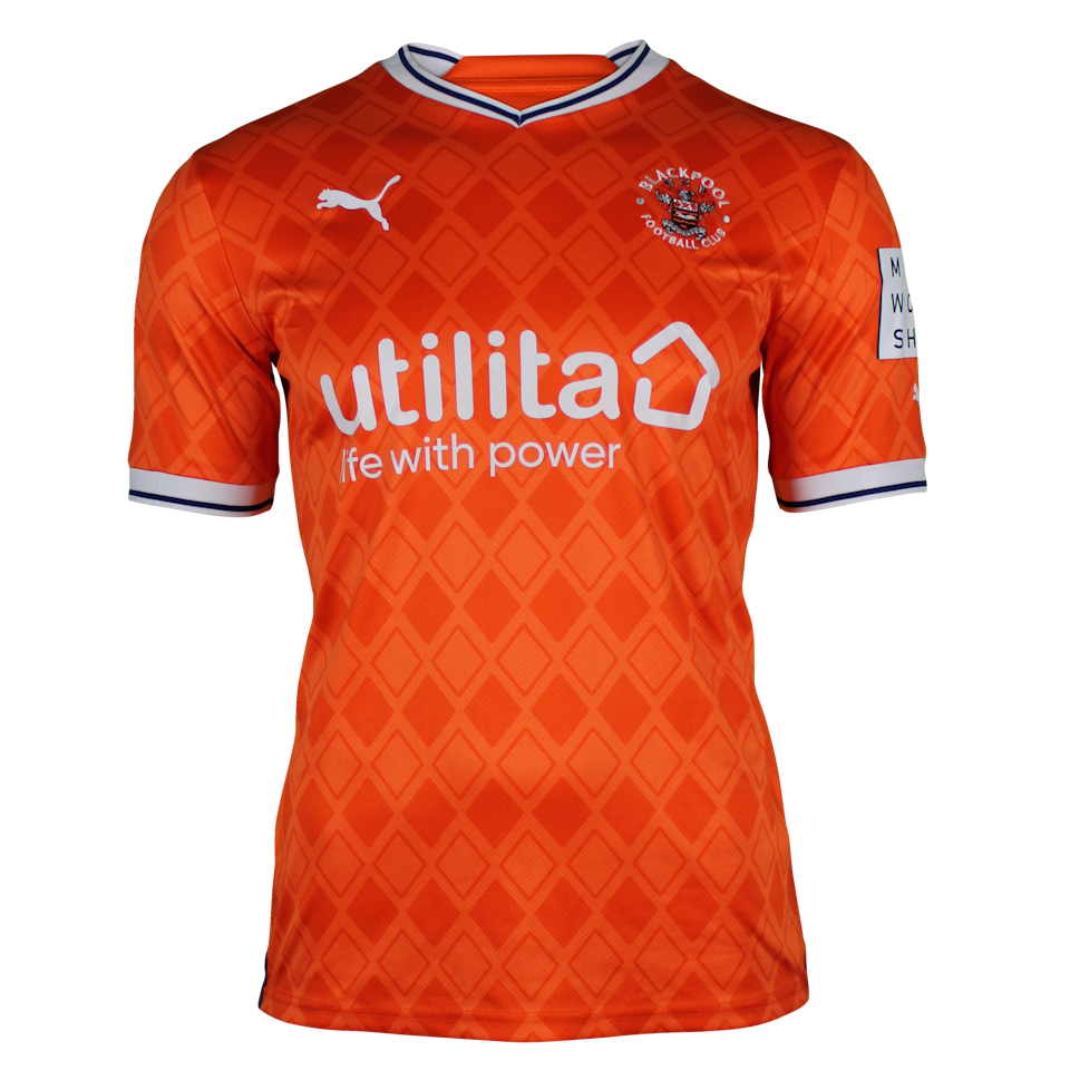 Will Squires Blackpool shirt