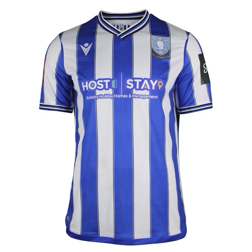 Sheffield Wednesday 팀의 Callum Paterson 셔츠
