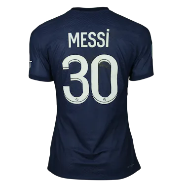来自Paris Saint-Germain的Lionel Messi球衣